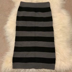 JOE FRESH Long Striped Knit Skirt - XS